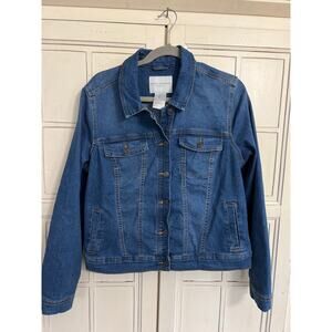 NWT Social Standard by Sanctuary size large jean jacket denim